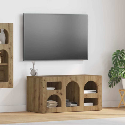 TV-Schränk ELST 80 x 35 x 40 cm Artisan-Eiche Holzwerkstoff