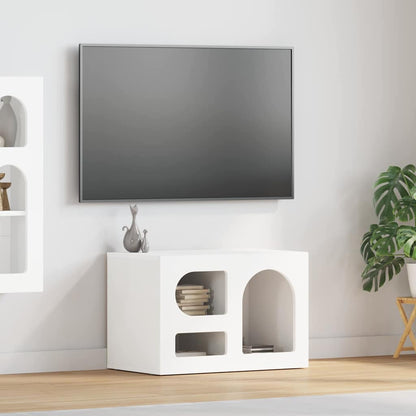 TV-Schränk ELST 60 x 35 x 40 cm Weiß Holzwerkstoff