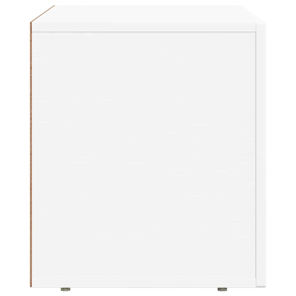 TV-Schränk ELST 60 x 35 x 40 cm Weiß Holzwerkstoff