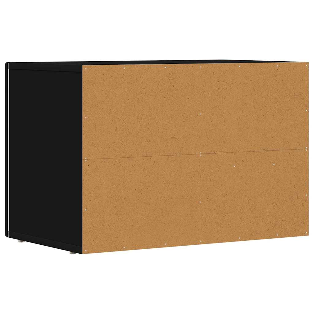 TV-Schränk ELST 60 x 35 x 40 cm Schwarz Holzwerkstoff