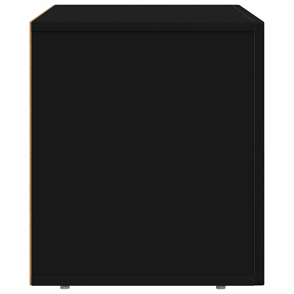 TV-Schränk ELST 60 x 35 x 40 cm Schwarz Holzwerkstoff