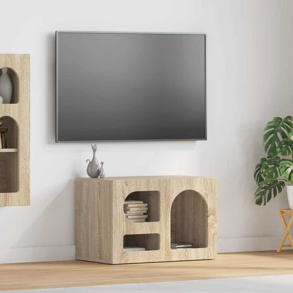 TV-Schränk ELST 60 x 35 x 40 cm Sonoma-Eiche Holzwerkstoff