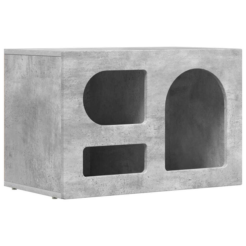 TV-Schränk ELST 60 x 35 x 40 cm Beton Grau Holzwerkstoff
