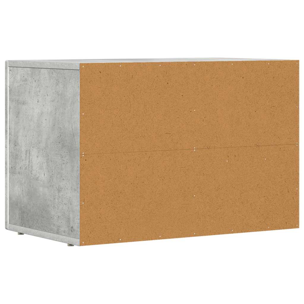 TV-Schränk ELST 60 x 35 x 40 cm Beton Grau Holzwerkstoff