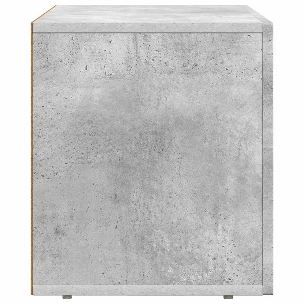 TV-Schränk ELST 60 x 35 x 40 cm Beton Grau Holzwerkstoff