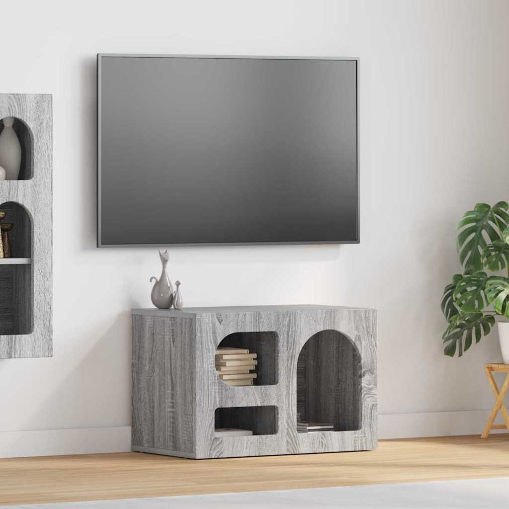 TV-Schränk ELST 60 x 35 x 40 cm Graues Sonoma Holzwerkstoff