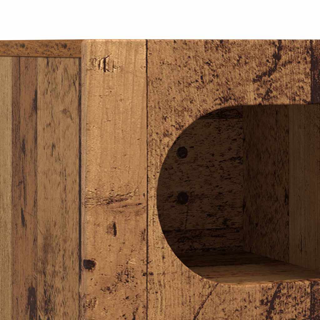 TV-Schränk ELST 60 x 35 x 40 cm Altholz Holzwerkstoff