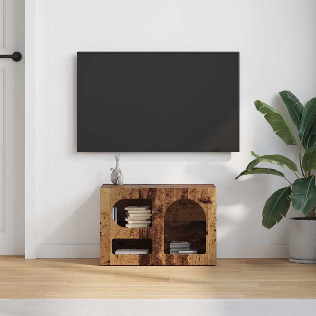 TV-Schränk ELST 60 x 35 x 40 cm Altholz Holzwerkstoff