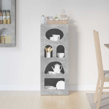 Sideboard ELST Beton Grau 40 x 35 x 100,5 cm Holzwerkstoff
