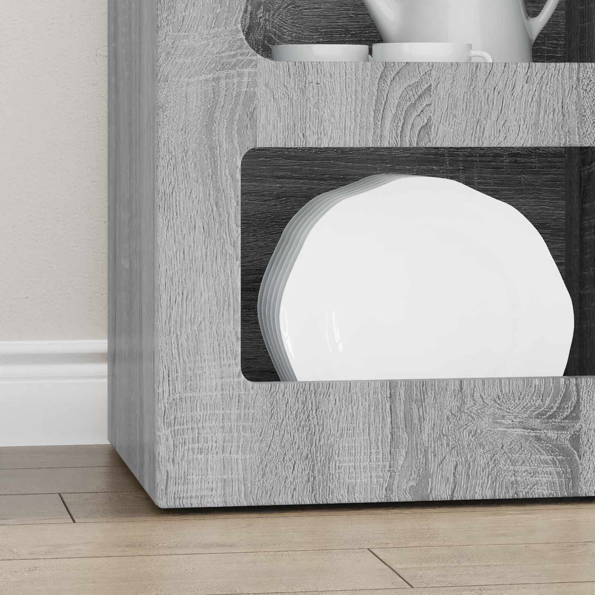 Sideboard ELST Graues Sonoma 40 x 35 x 100,5 cm Holzwerkstoff
