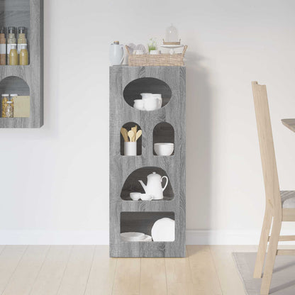 Sideboard ELST Graues Sonoma 40 x 35 x 100,5 cm Holzwerkstoff