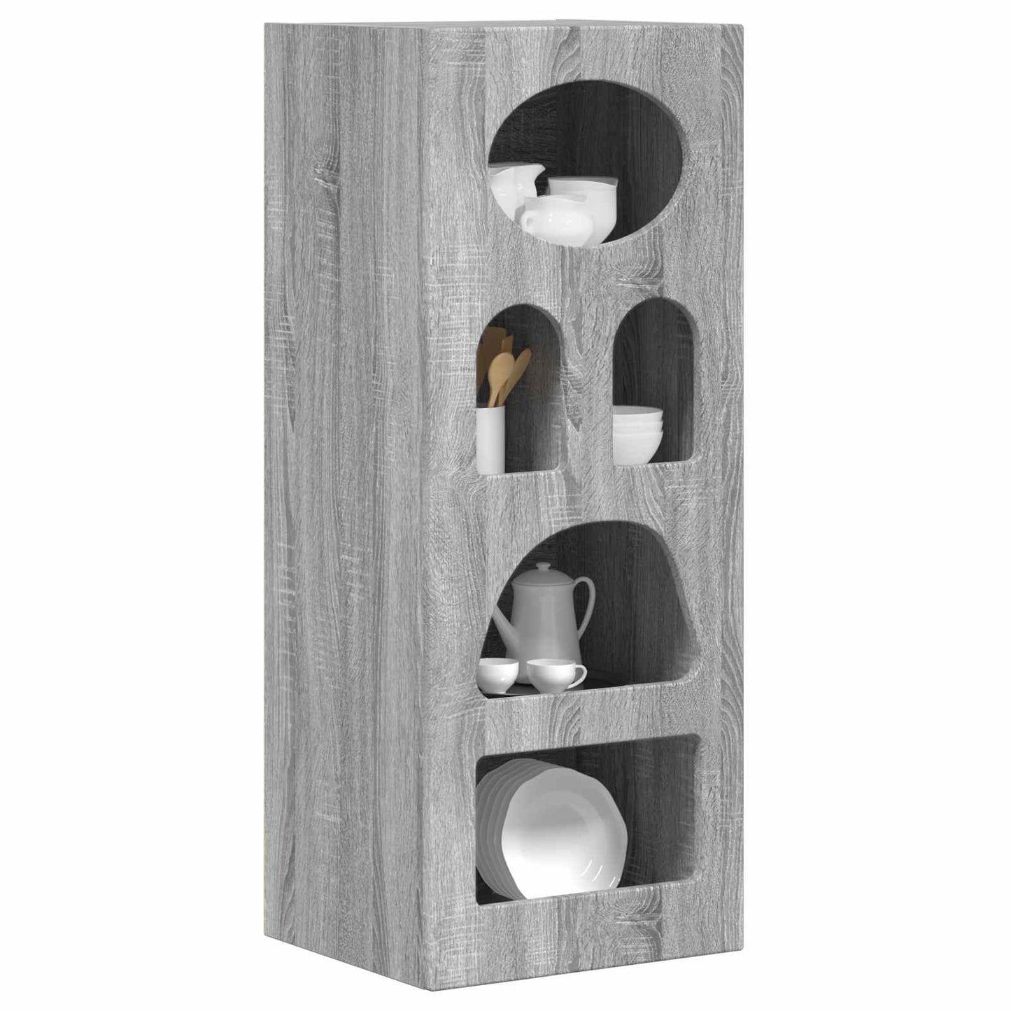 Sideboard ELST Graues Sonoma 40 x 35 x 100,5 cm Holzwerkstoff