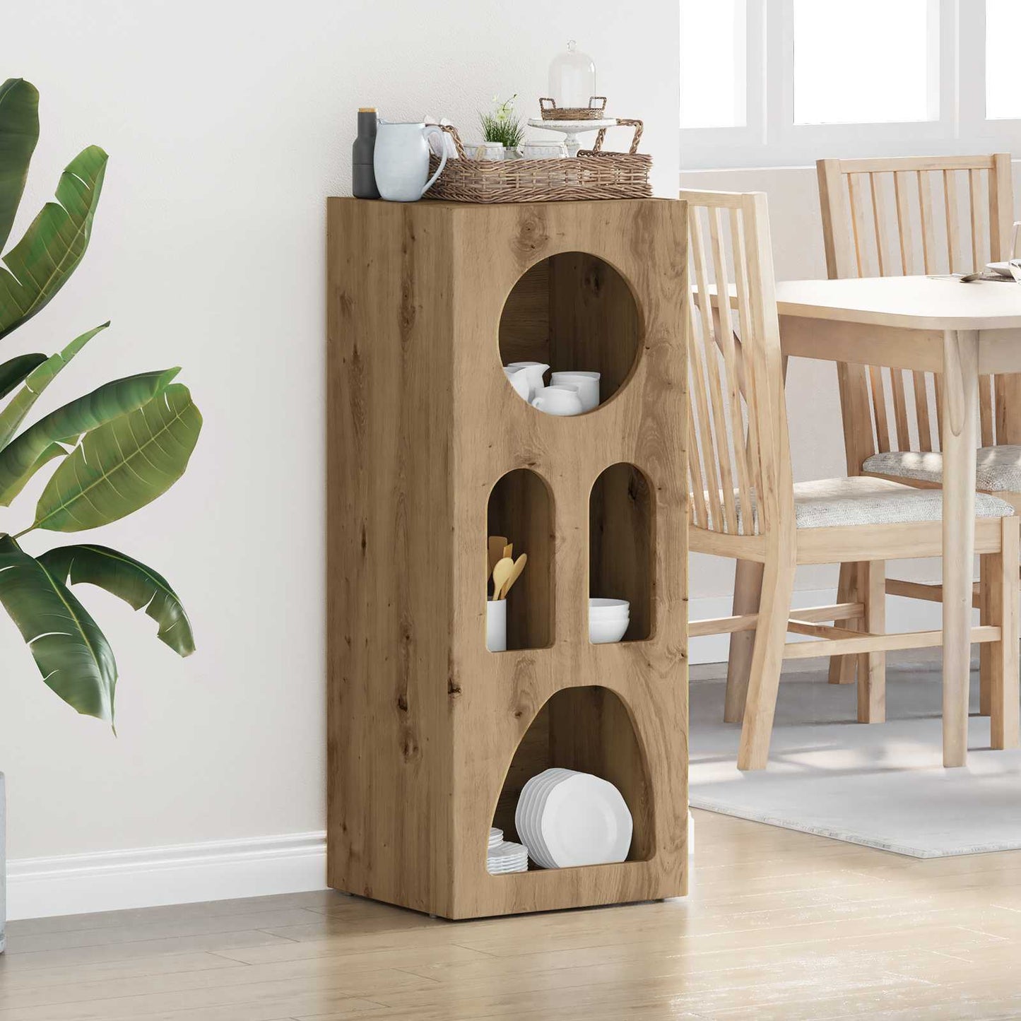 Sideboard ELST Artisan-Eiche 40 x 35 x 100,5 cm Holzwerkstoff