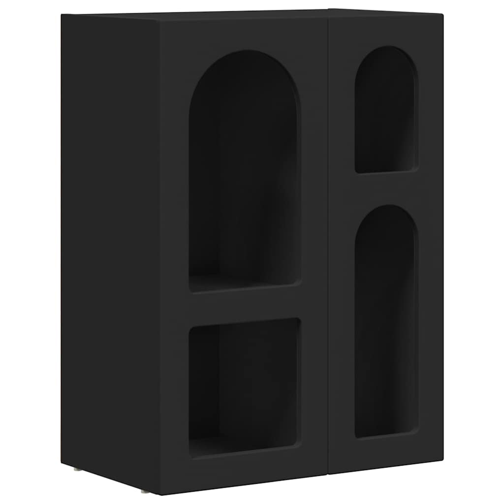 Sideboard ELST Schwarz 59 x 35 x 80,5 cm Holzwerkstoff