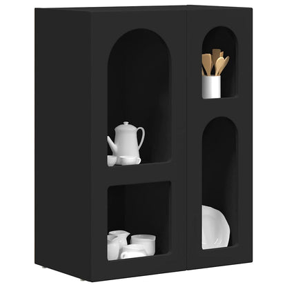 Sideboard ELST Schwarz 59 x 35 x 80,5 cm Holzwerkstoff