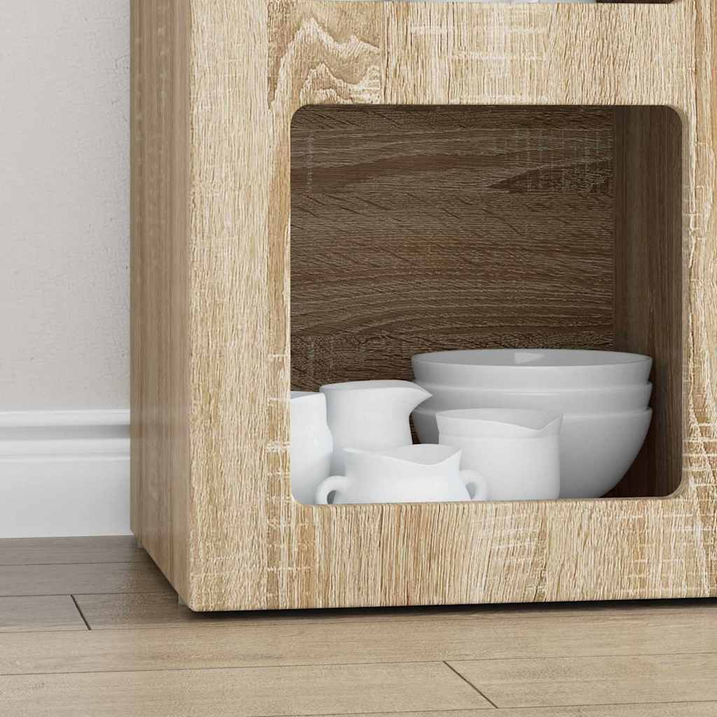 Sideboard ELST Sonoma-Eiche 59 x 35 x 80,5 cm Holzwerkstoff