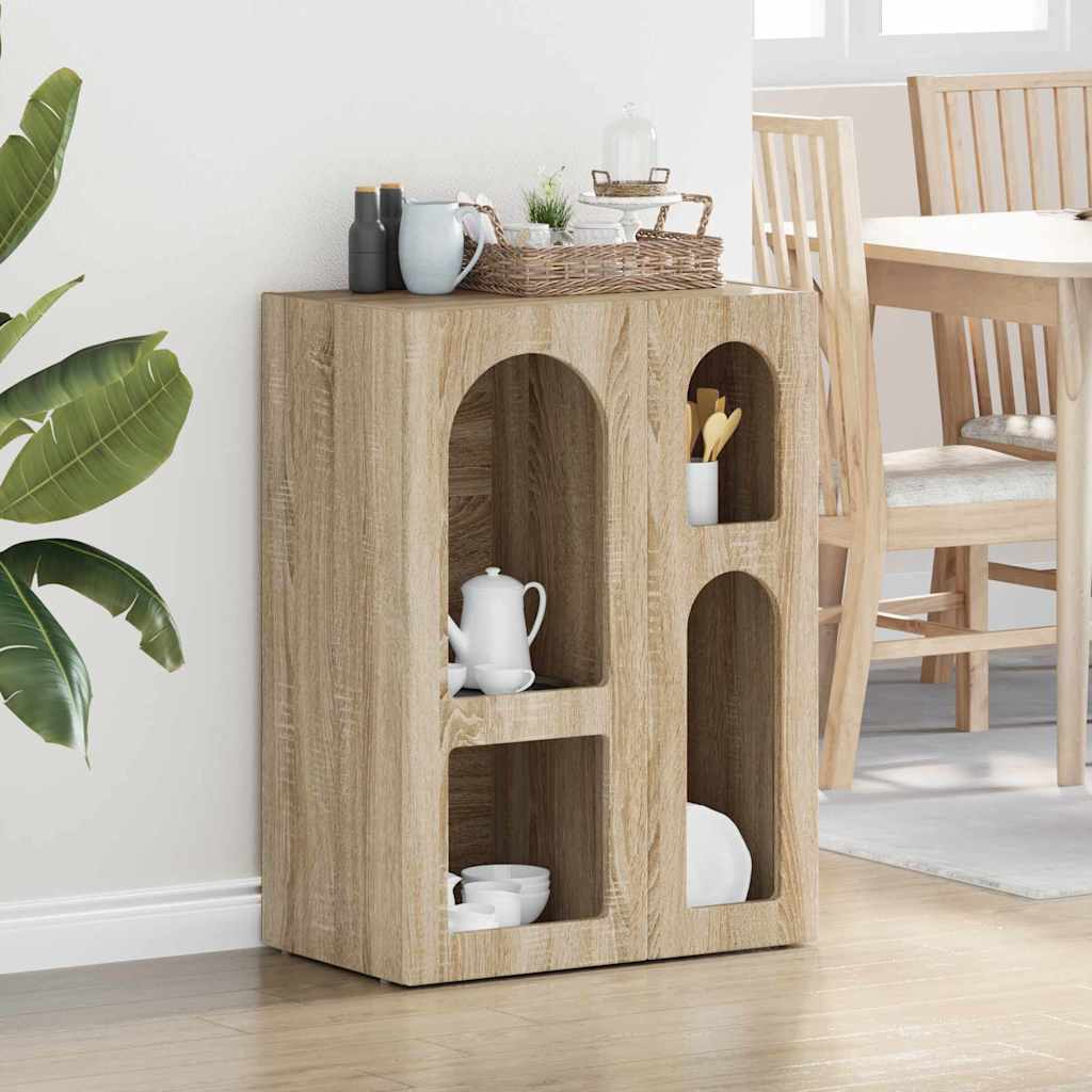Sideboard ELST Sonoma-Eiche 59 x 35 x 80,5 cm Holzwerkstoff