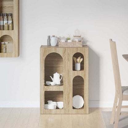 Sideboard ELST Sonoma-Eiche 59 x 35 x 80,5 cm Holzwerkstoff