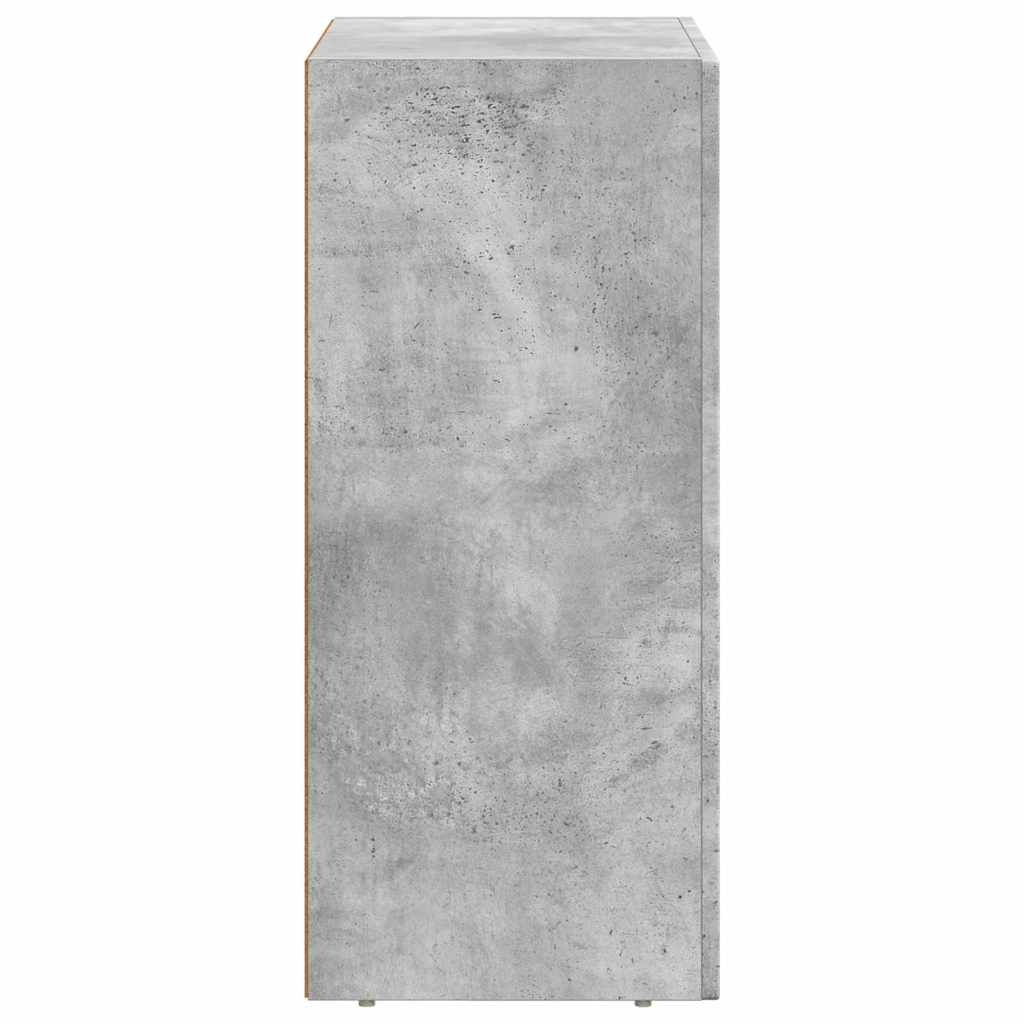 Sideboard ELST Betongrau 59 x 35 x 80,5 cm Holzwerkstoff