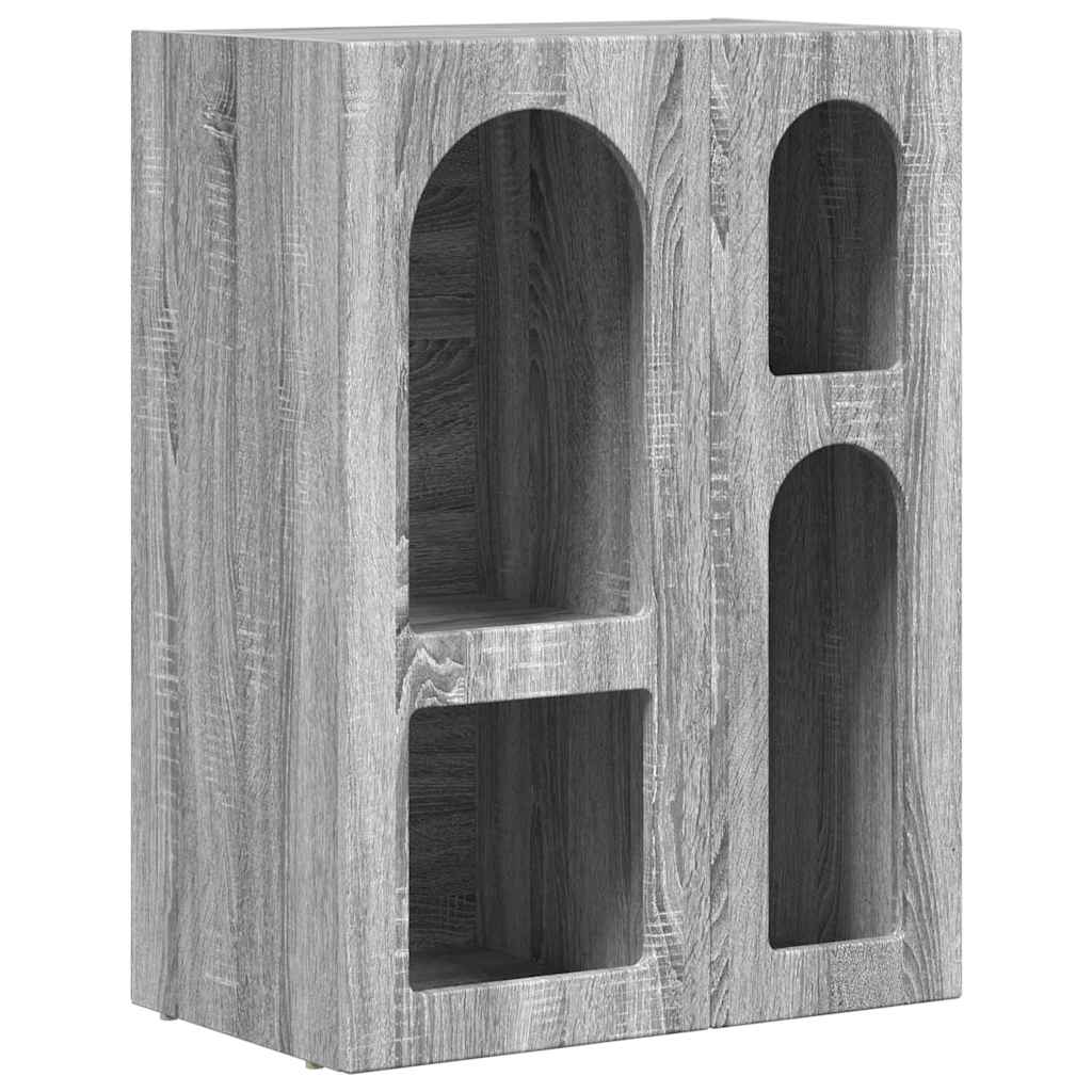 Sideboard ELST Sonoma-Grau 59 x 35 x 80,5 cm Holzwerkstoff