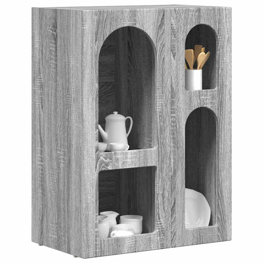 Sideboard ELST Sonoma-Grau 59 x 35 x 80,5 cm Holzwerkstoff