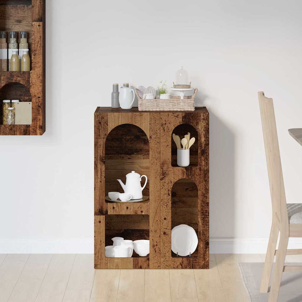 Sideboard ELST Altholz 59 x 35 x 80,5 cm Holzwerkstoff