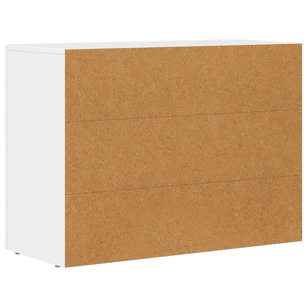 Sideboard ELST Weiß 80,5 x 35 x 59 cm Holzwerkstoff