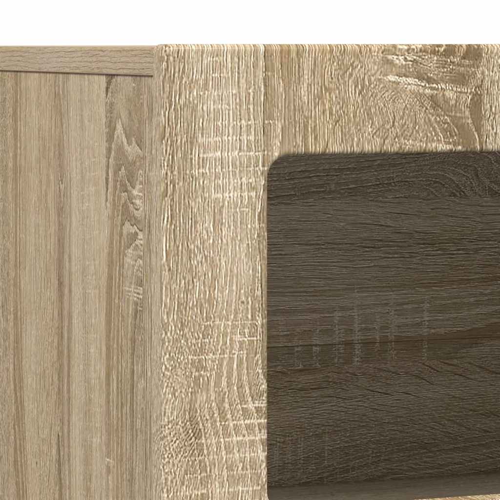 Sideboard ELST Sonoma-Eiche 80,5 x 35 x 59 cm Holzwerkstoff