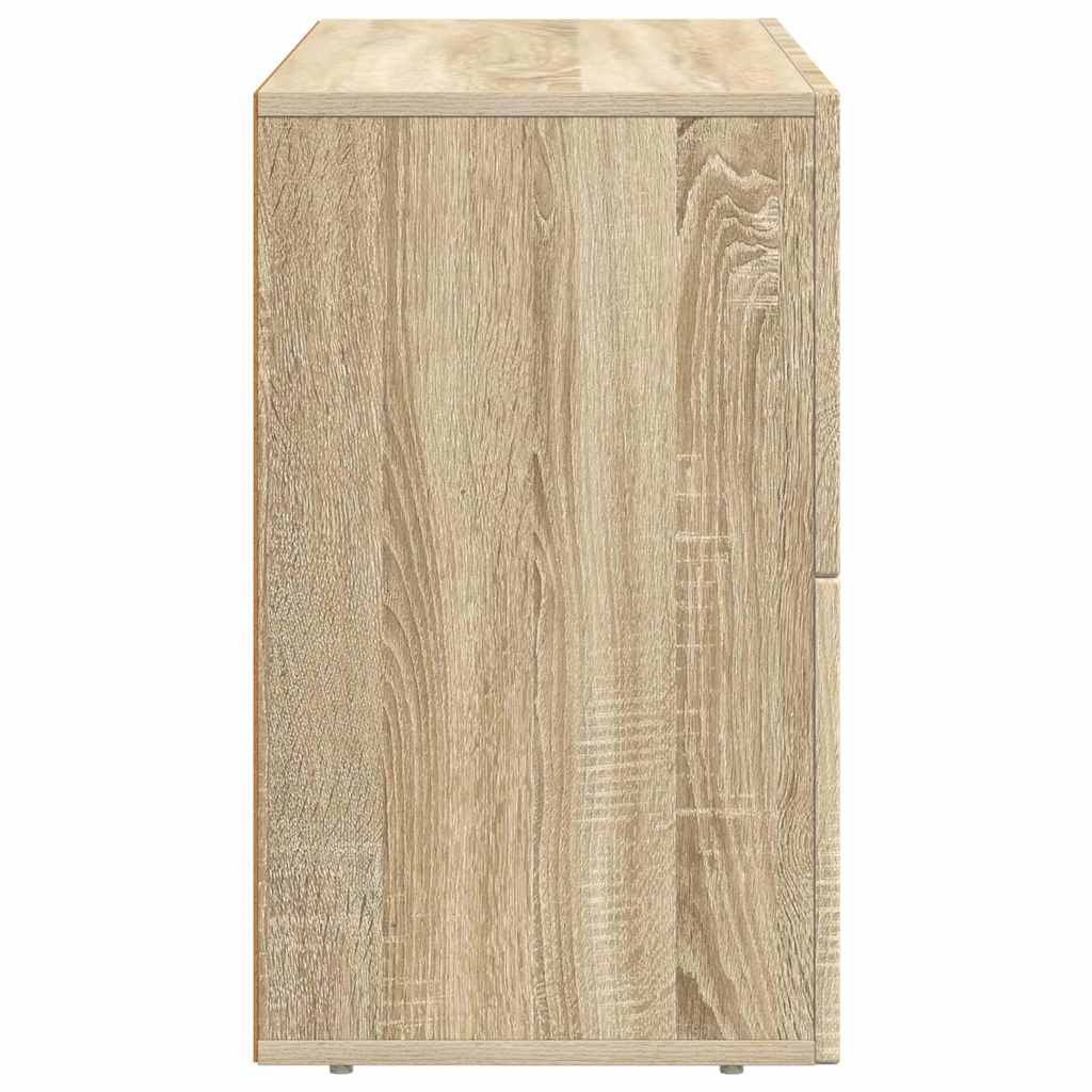 Sideboard ELST Sonoma-Eiche 80,5 x 35 x 59 cm Holzwerkstoff