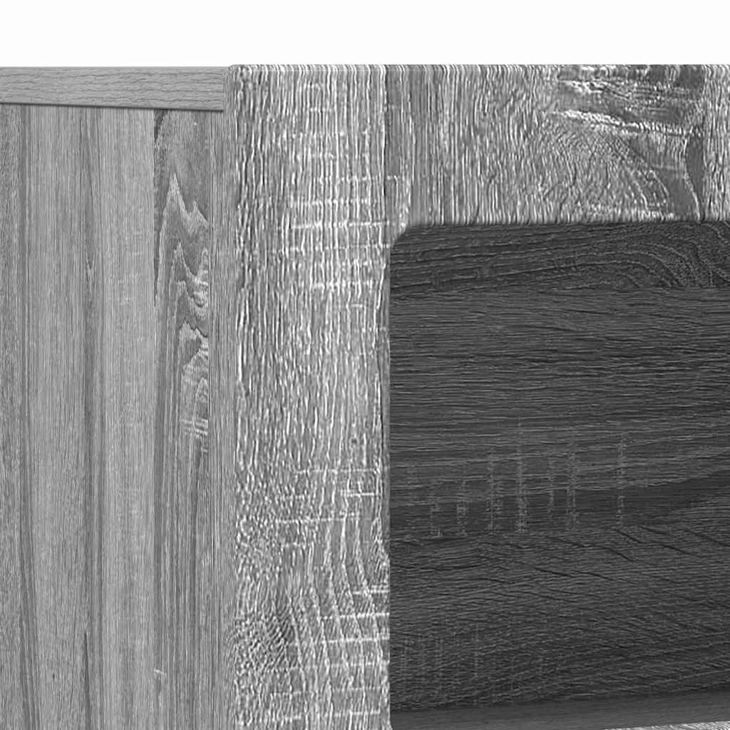 Sideboard ELST Graues Sonoma 80,5 x 35 x 59 cm Holzwerkstoff