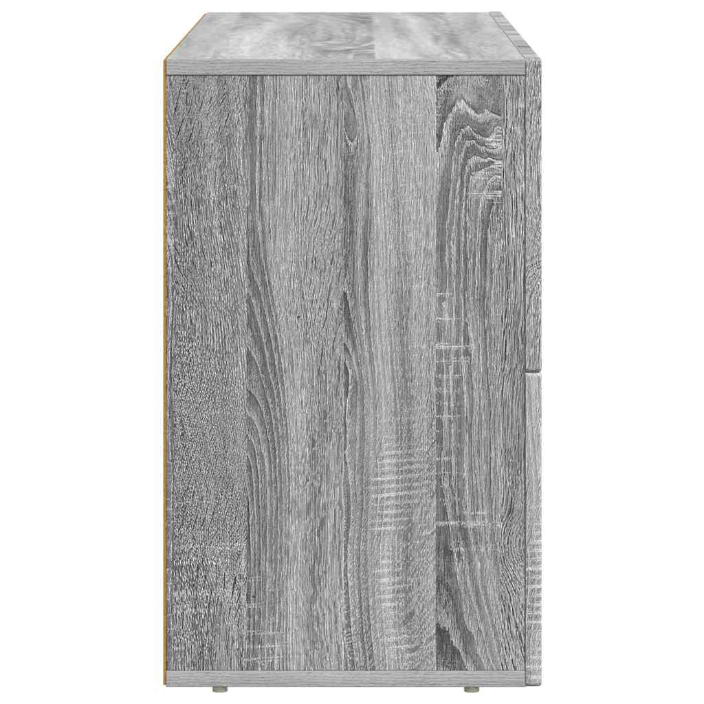 Sideboard ELST Graues Sonoma 80,5 x 35 x 59 cm Holzwerkstoff