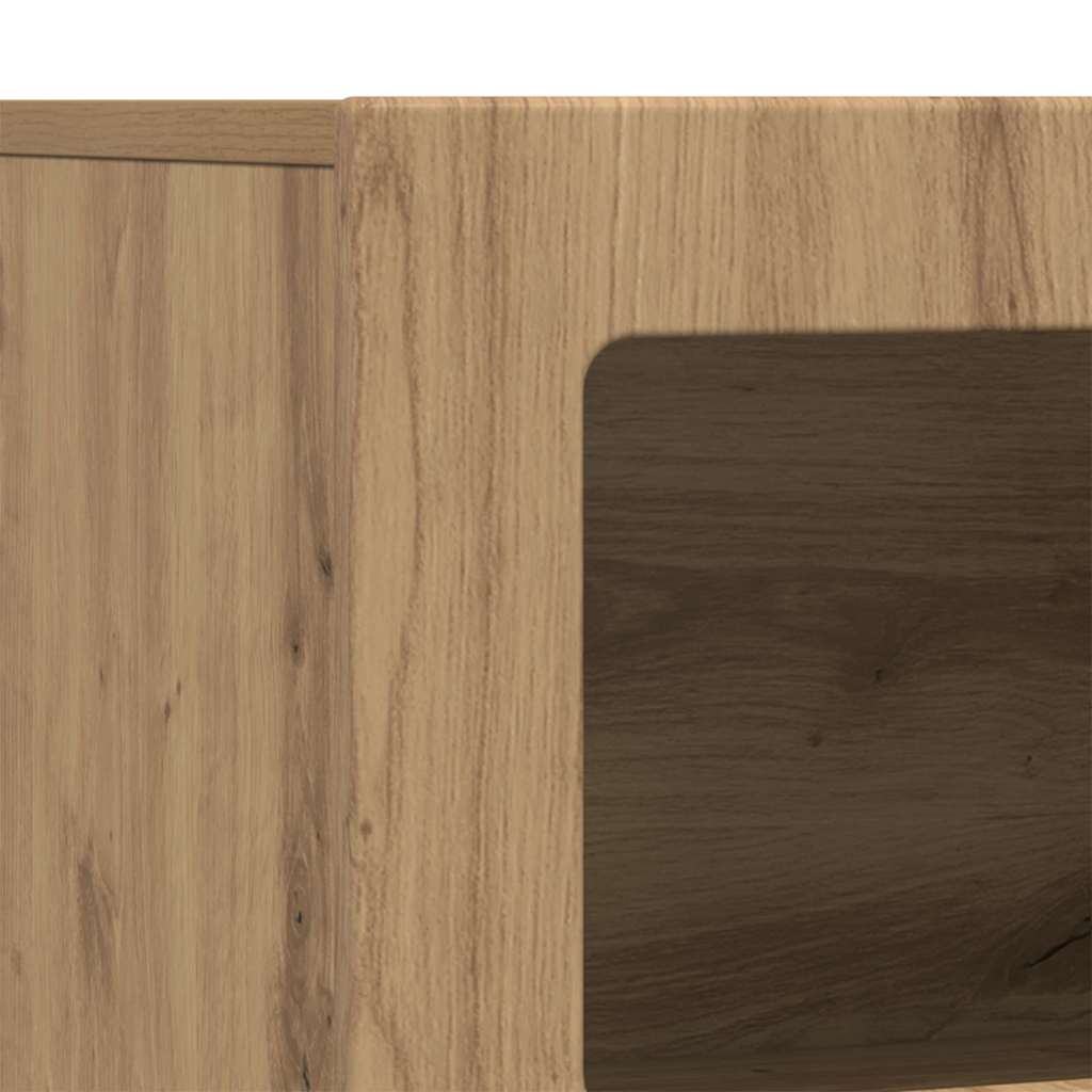 Sideboard ELST Artisan-Eiche 80,5 x 35 x 59 cm Holzwerkstoff