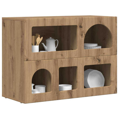 Sideboard ELST Artisan-Eiche 80,5 x 35 x 59 cm Holzwerkstoff