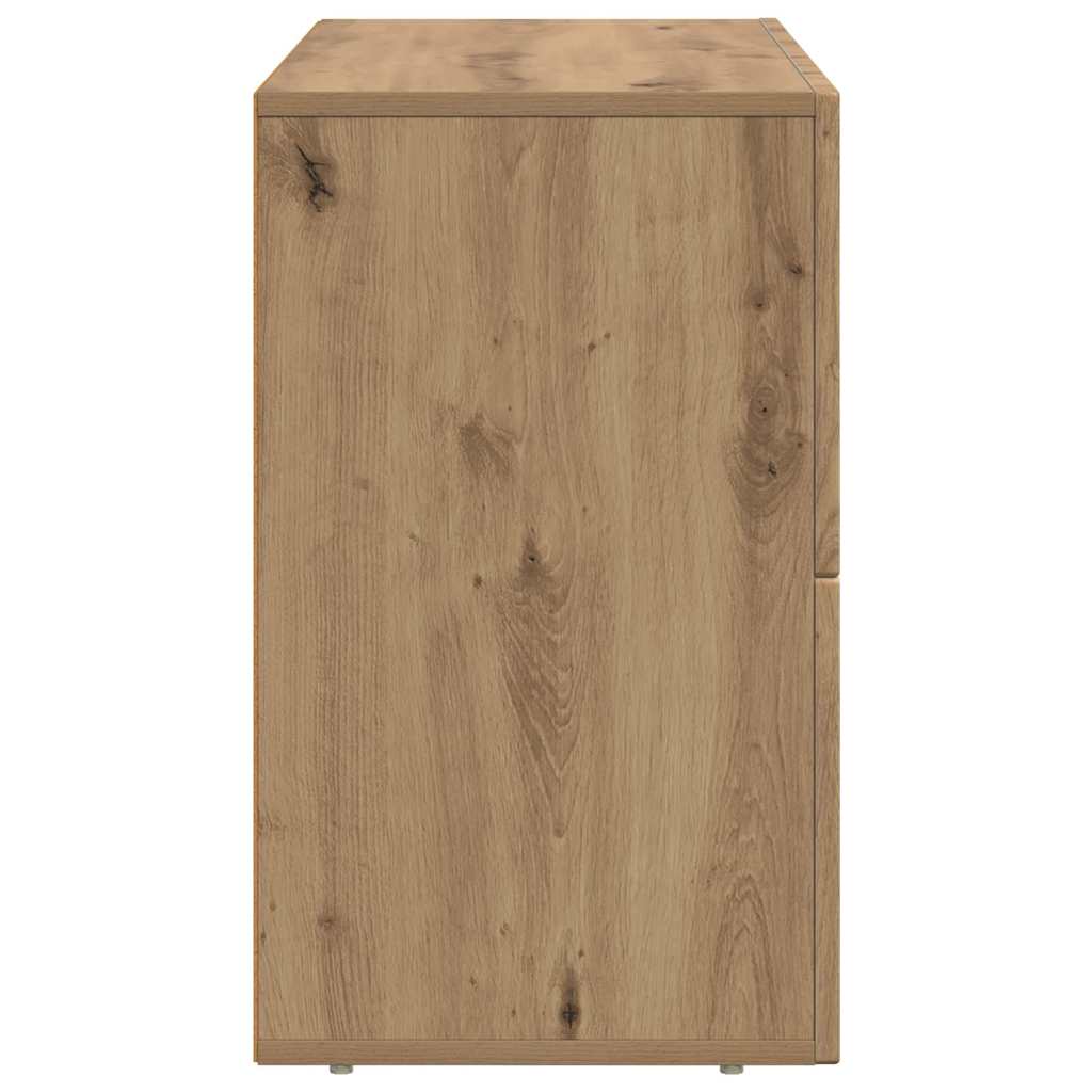 Sideboard ELST Artisan-Eiche 80,5 x 35 x 59 cm Holzwerkstoff