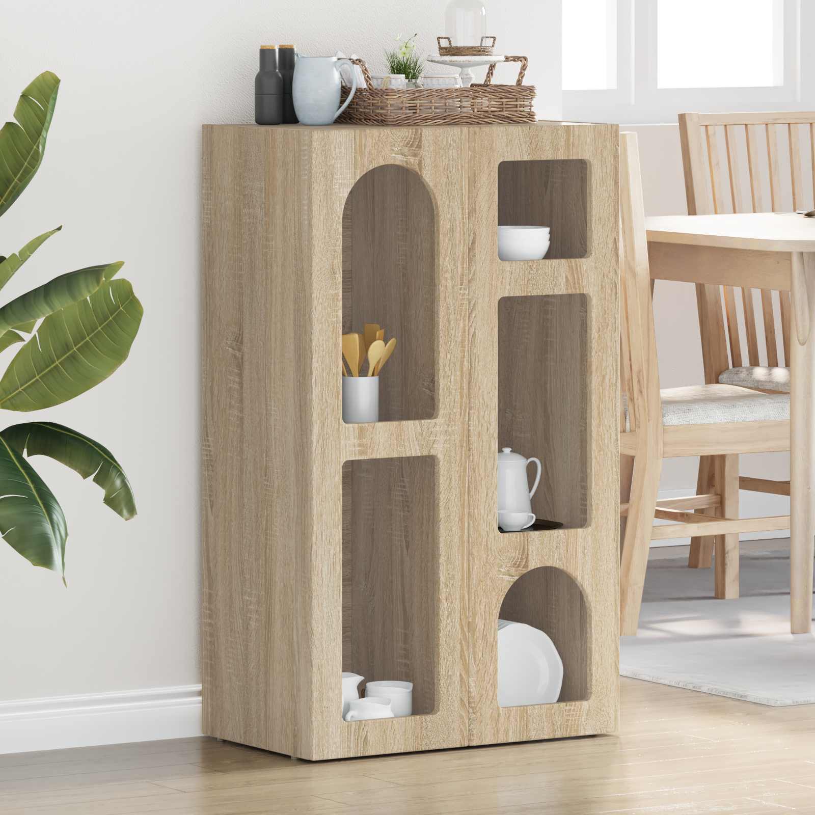 Sideboard ELST Sonoma-Eiche 59 x 35 x 100,5 cm Holzwerkstoff