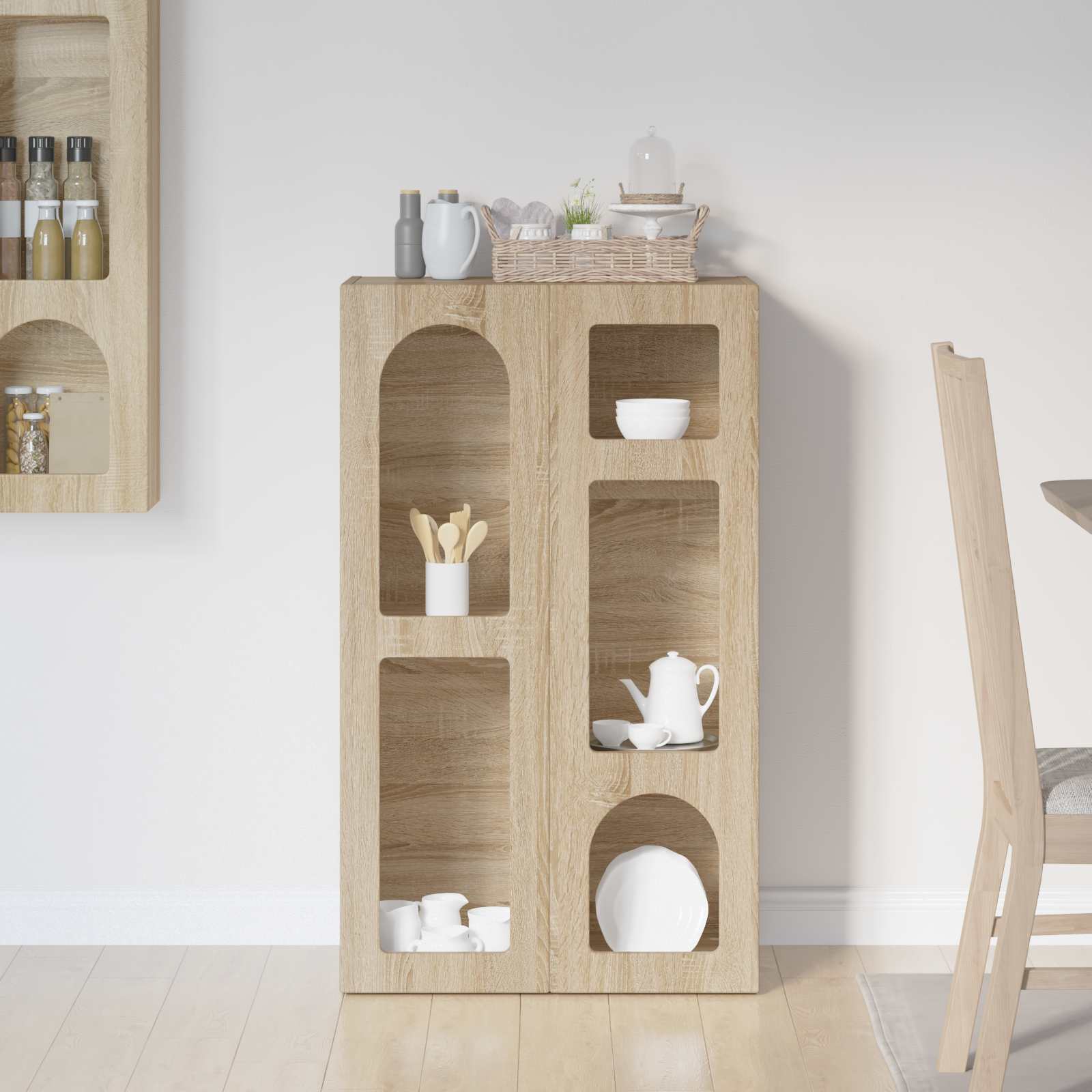 Sideboard ELST Sonoma-Eiche 59 x 35 x 100,5 cm Holzwerkstoff