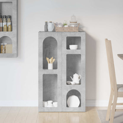 Sideboard ELST Beton Grau 59 x 35 x 100,5 cm Holzwerkstoff