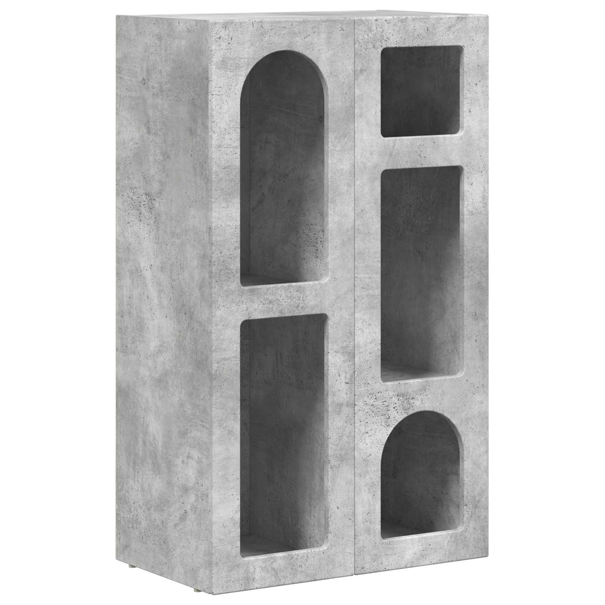 Sideboard ELST Beton Grau 59 x 35 x 100,5 cm Holzwerkstoff
