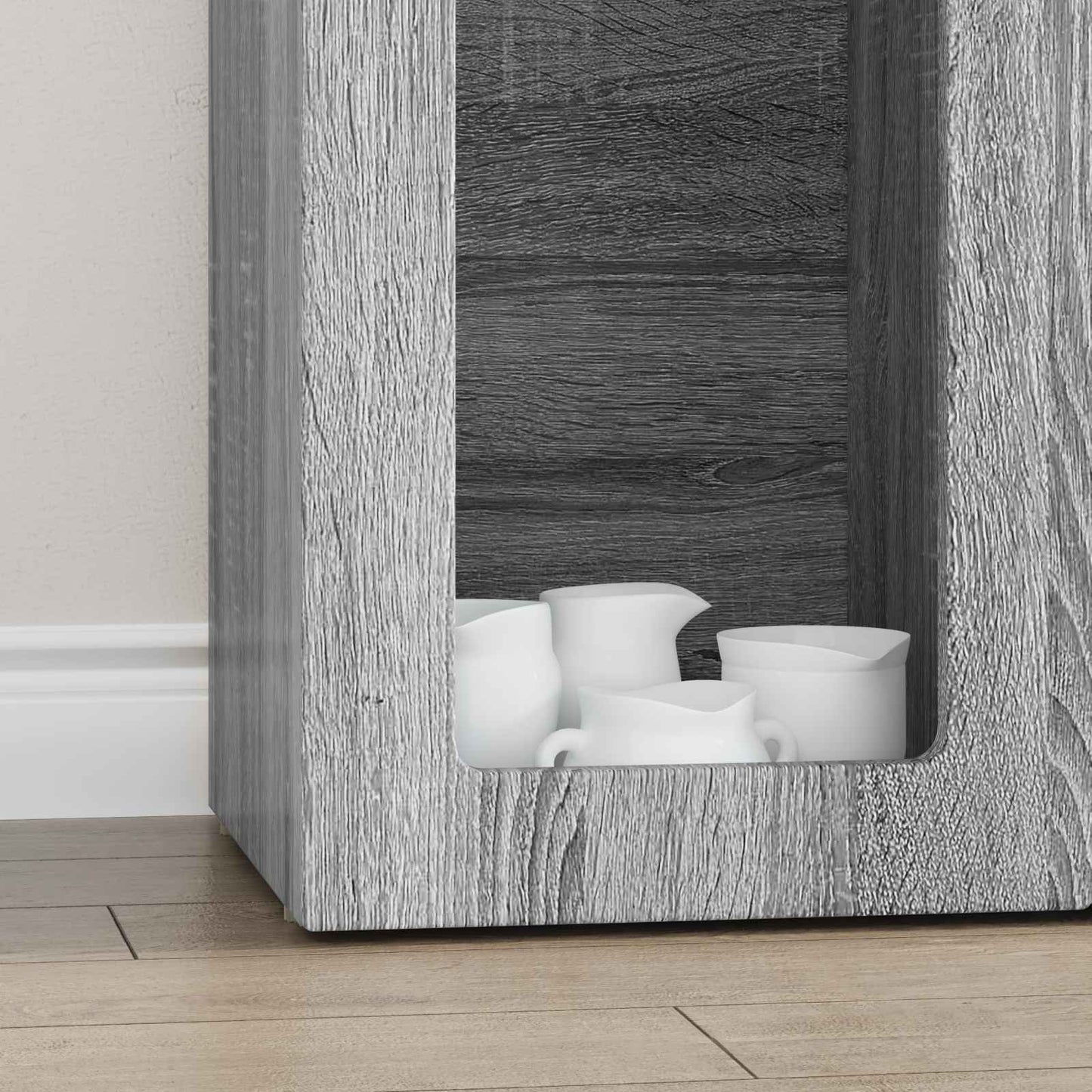 Sideboard ELST Graues Sonoma 59 x 35 x 100,5 cm Holzwerkstoff