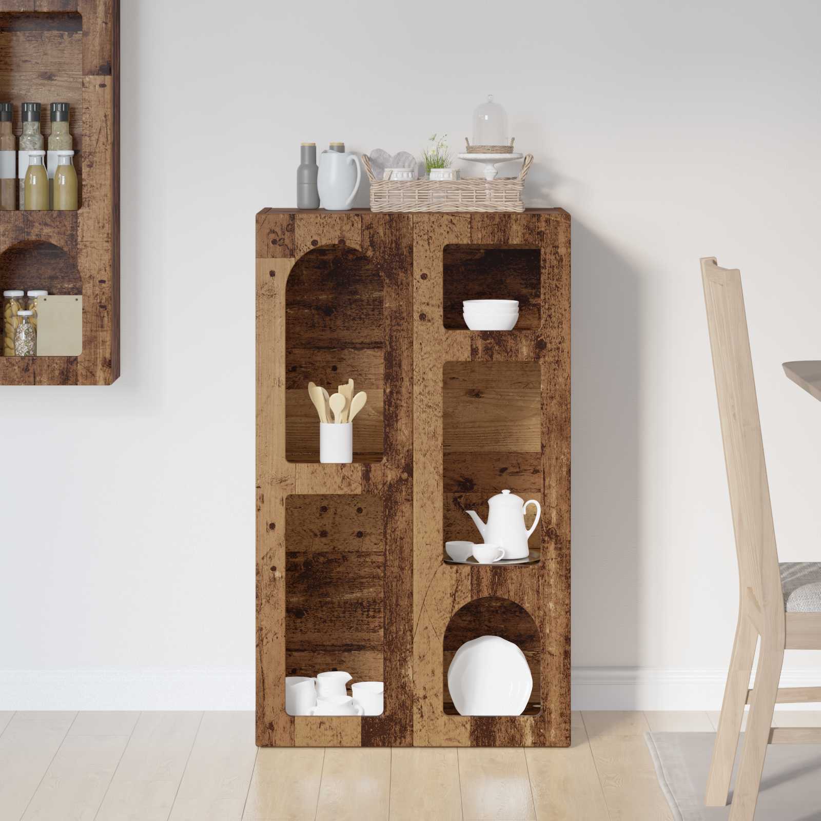 Sideboard ELST Altholz 59 x 35 x 100,5 cm Holzwerkstoff
