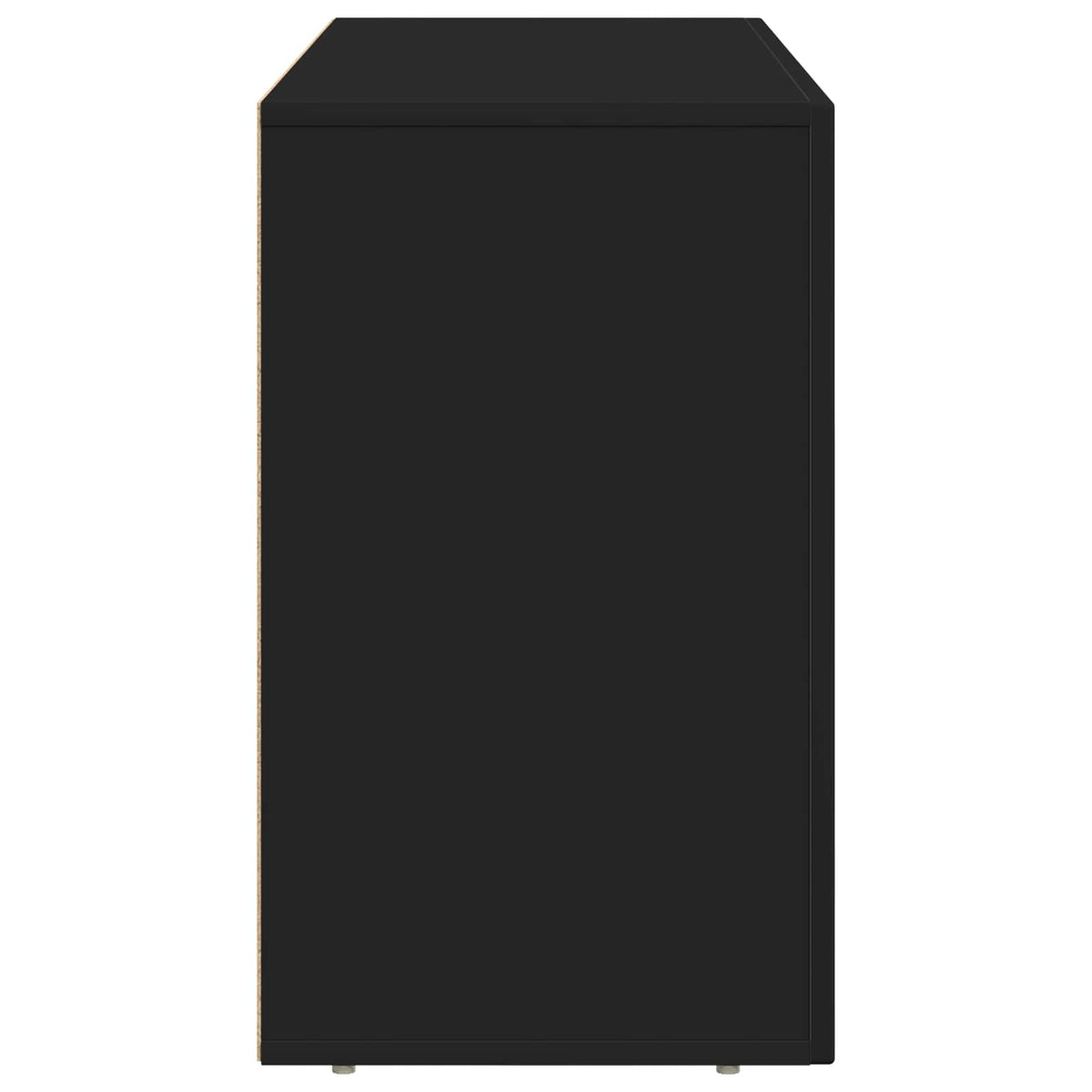 Sideboard ELST Schwarz 100 x 35 x 59 cm Holzwerkstoff