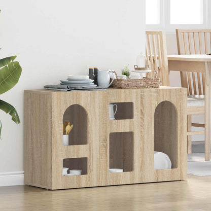 Sideboard ELST Sonoma-Eiche 100 x 35 x 59 cm Holzwerkstoff
