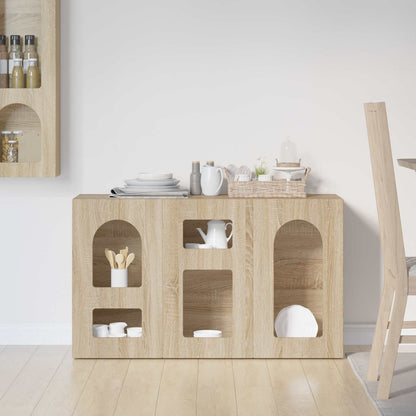 Sideboard ELST Sonoma-Eiche 100 x 35 x 59 cm Holzwerkstoff