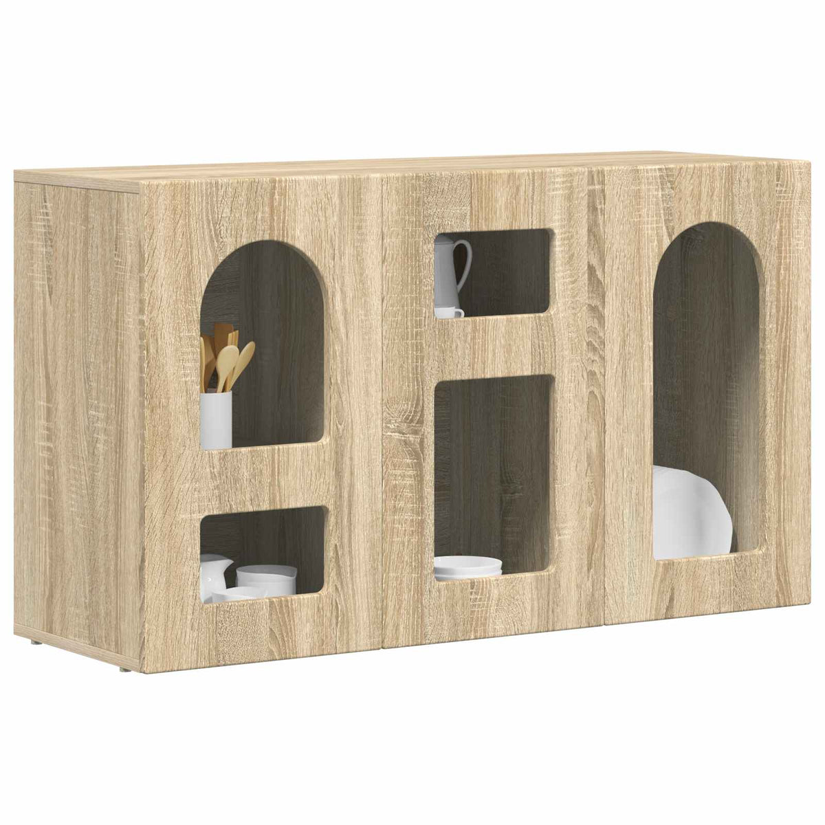 Sideboard ELST Sonoma-Eiche 100 x 35 x 59 cm Holzwerkstoff