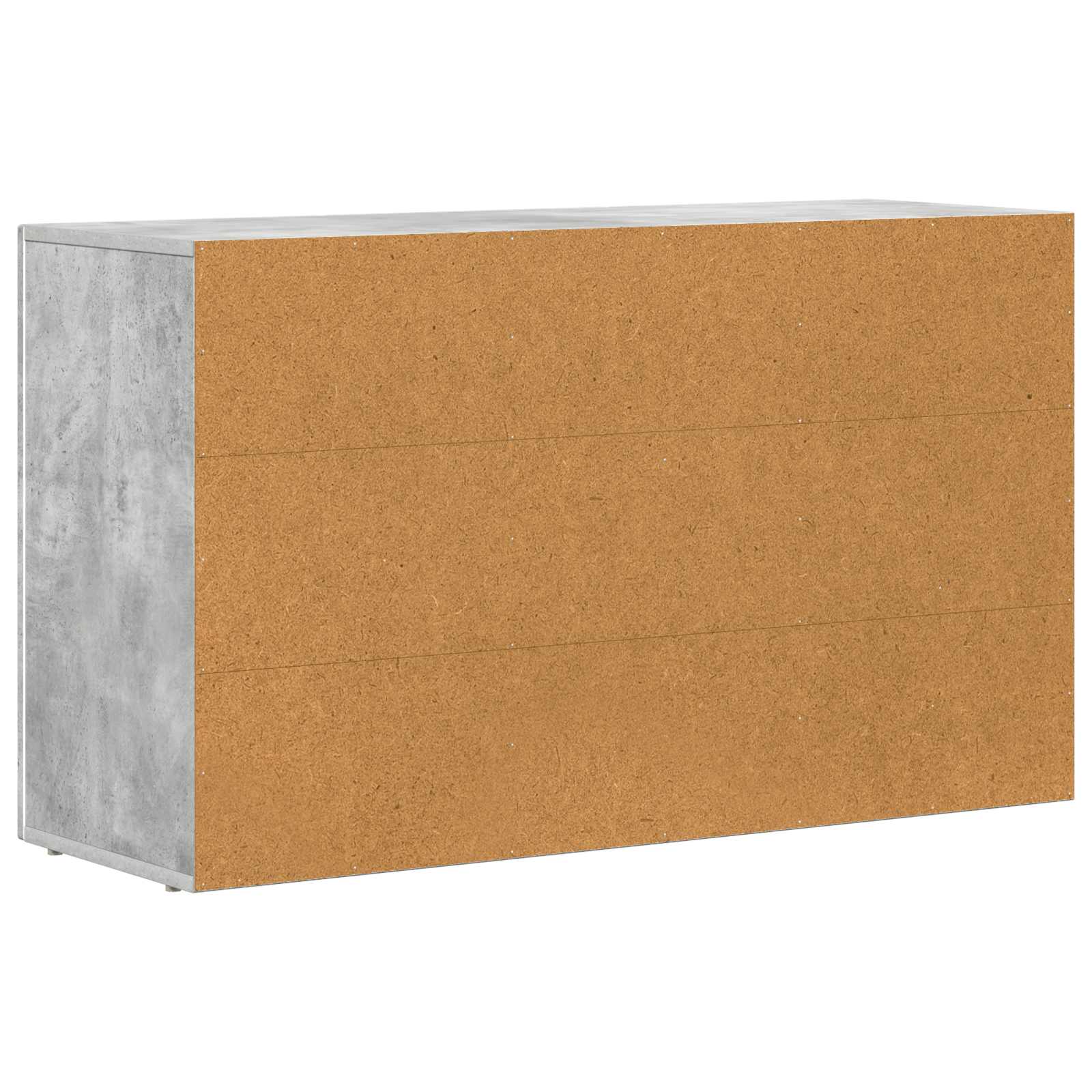 Sideboard ELST Beton Grau 100 x 35 x 59 cm Holzwerkstoff