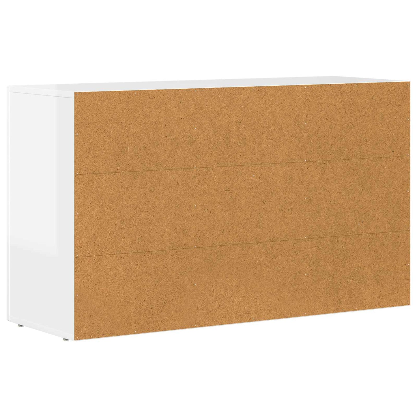 Sideboard ELST Hochglanz Weiß 100 x 35 x 59 cm Holzwerkstoff