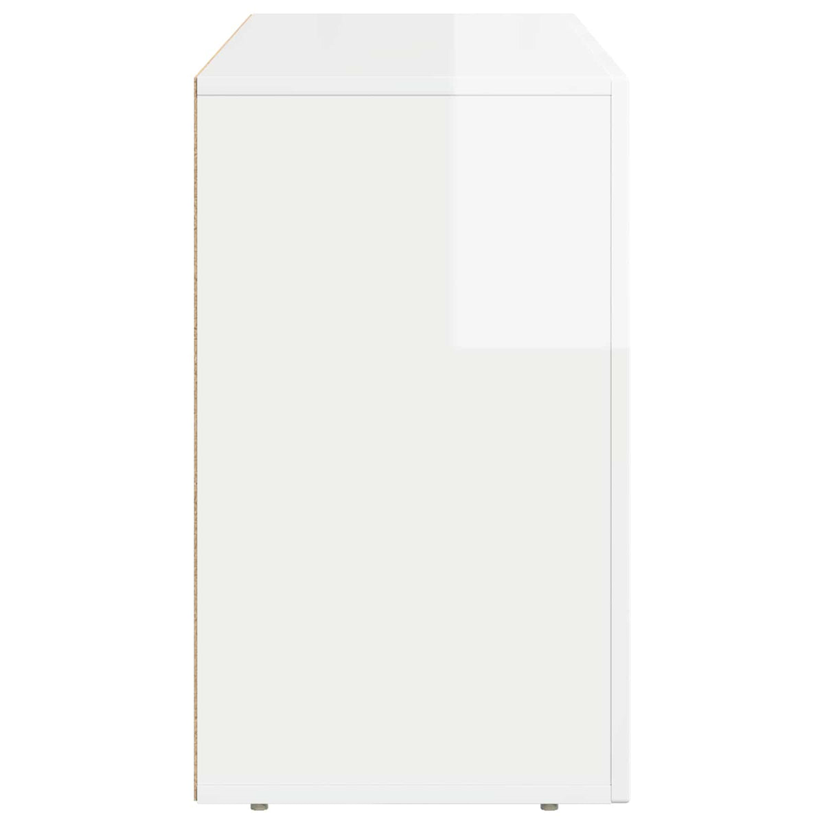 Sideboard ELST Hochglanz Weiß 100 x 35 x 59 cm Holzwerkstoff