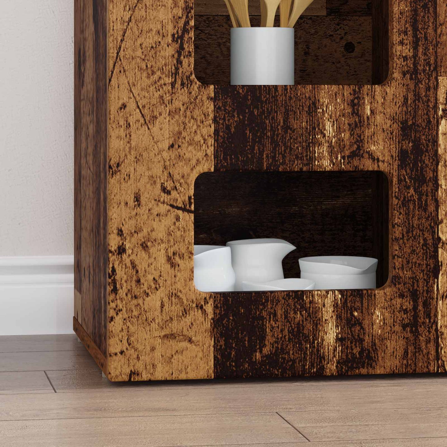 Sideboard ELST Altholz 100 x 35 x 59 cm Holzwerkstoff