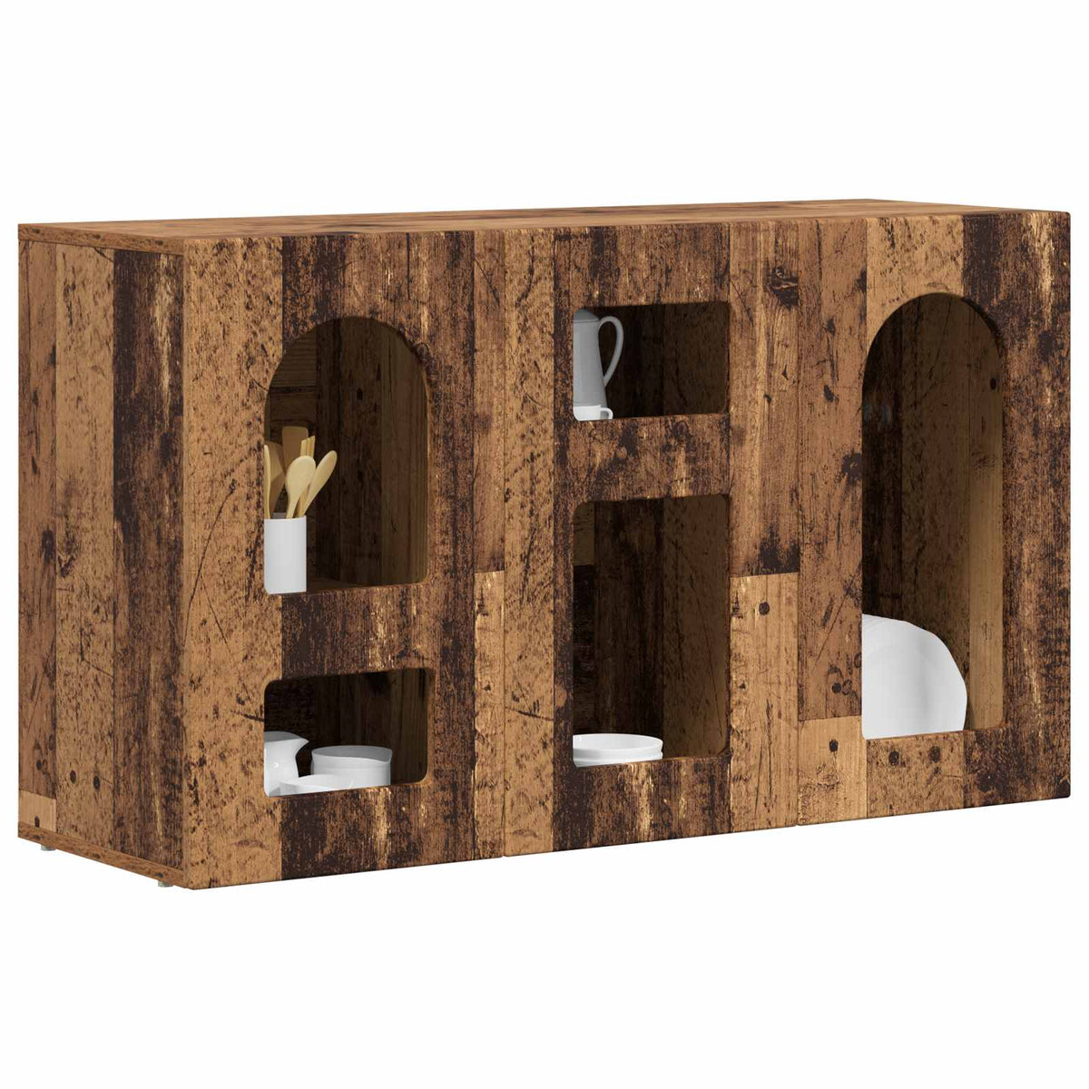 Sideboard ELST Altholz 100 x 35 x 59 cm Holzwerkstoff
