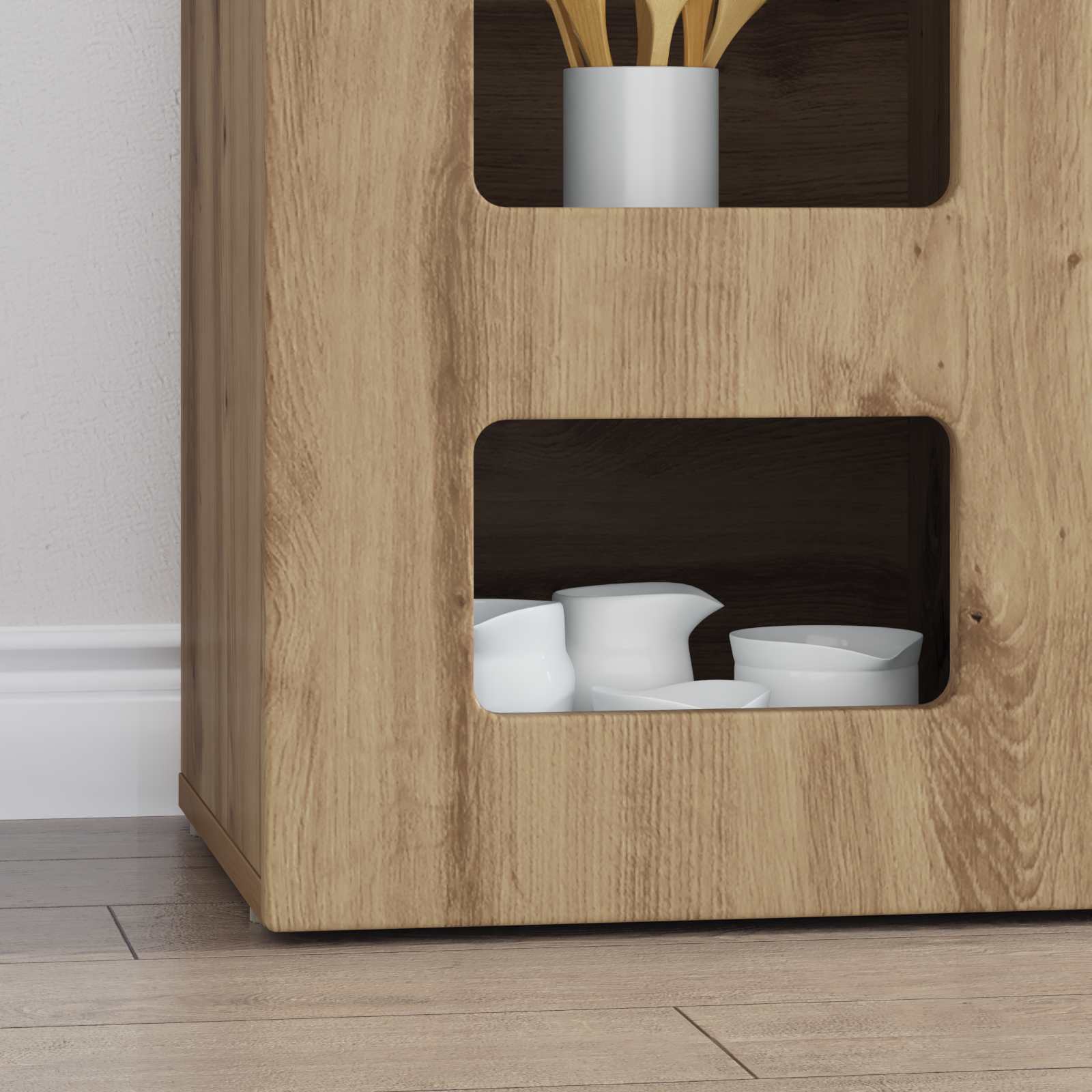 Sideboard ELST Artisan-Eiche 100 x 35 x 59 cm Holzwerkstoff